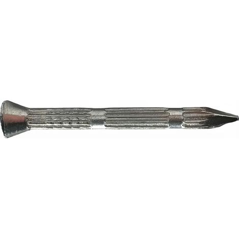 Clous striés béton tête fraisée - diamètre 3.5 mm 500g - Longueur 40 mm mm