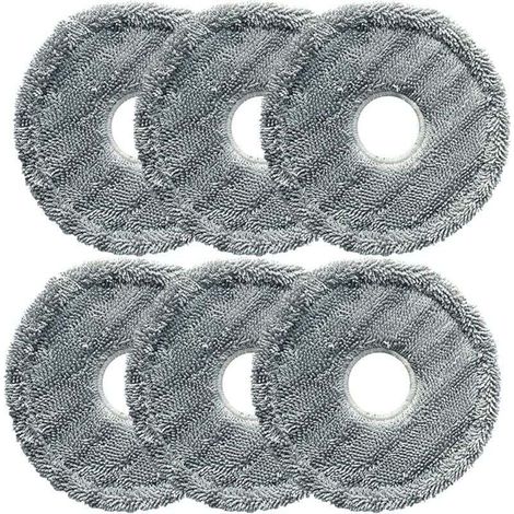 Serpillère électrique pour aspirateur Dyson V7 V8 V10 V11 - Chiffons de nettoyage en microfibre avec 6 tampons de nettoyage (1/4)