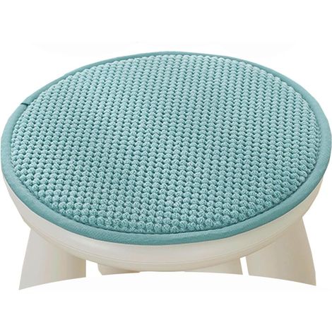 Cuscino rotondo antiscivolo per sgabello da bar U5, 30 cm, per uso interno/esterno