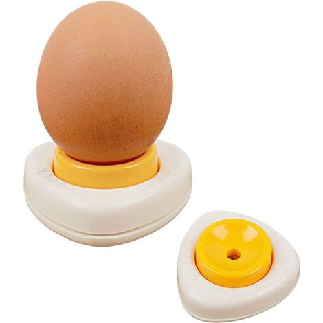 Pinchador de huevos, Pinchador de huevos, Pinchador de huevos, Blanco, Universal, Plástico, cocina Pinchador huevos, Pinchador huevos, 2 piezas (1/5)