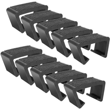Lot de 10 fixations d'alignement pour canapé et fauteuil en rotin tressé, compatibles avec les meubles de jardin en rotin. (1/5)