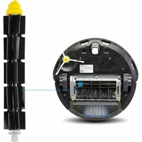 Kit Accessoires Roomba - 10 Pièces - Compatible Série 600 650 690 - Filtres Brosse Latérale Rouleau - 1 Set (1/4)