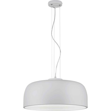 Lampada Sospensione Tonda Moderna 4 Luci Lampadario Bianco Baron GD Trio (1/3)