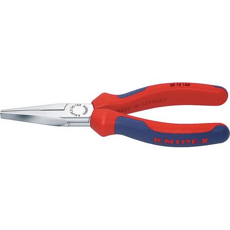 Alicate b/plana recta larga 190mm cromado m/bim 30 15 190