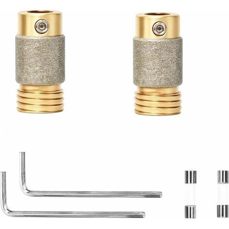 Mèche à Diamant, 2 Pièces de 5/8 Pouce pour Meuleuse de Verre Teinté, pour Outils et Fournitures de Verre Teinté pour Meuleuse de Verre Teinté. (1/5)