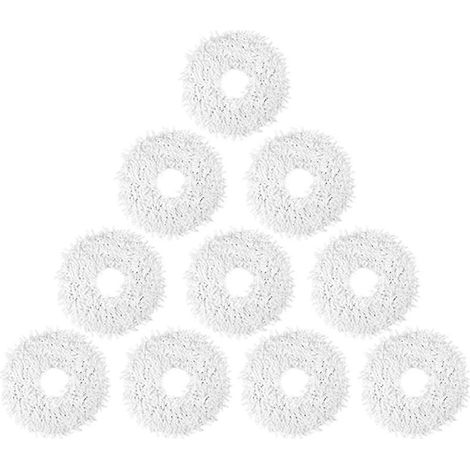 10 Mikrofaser-Wischmopp-Pads für Ecovacs Deebot X1 Omni Turbo (1/4)
