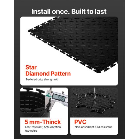 Dalles de Garage Emboîtables - Lot de 16 Revêtement de Sol Garage (1/5)