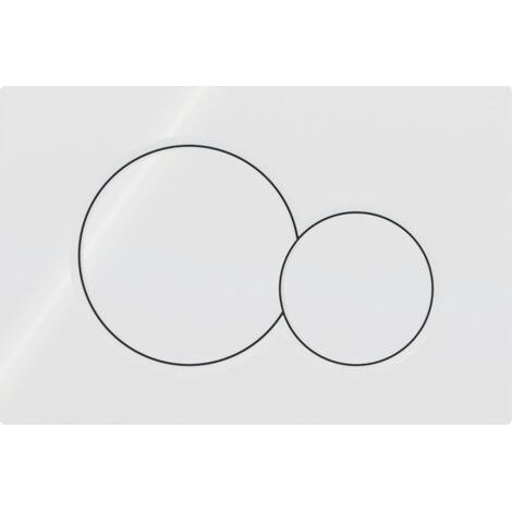 Coocheer – Plaque de déclenchement Geberit Sigma 01 – Compatible UP320/UP720 – Matériau synthétique – Économie d'eau 3/6L – Installation sans outil (1/2)