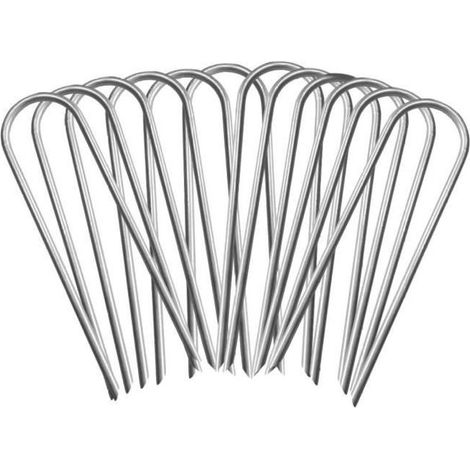 Piquets de fixation - YNKKVRE - 12 PCS - Zingué - 15,3 cm - Ultra résistant (1/4)