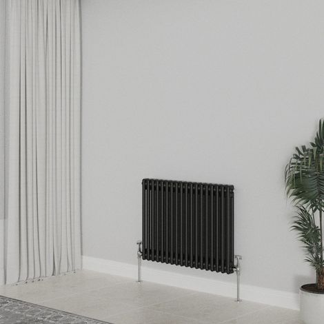 WarmeHaus Traditional Black Double Column Radiators 600x830mm (1/5)