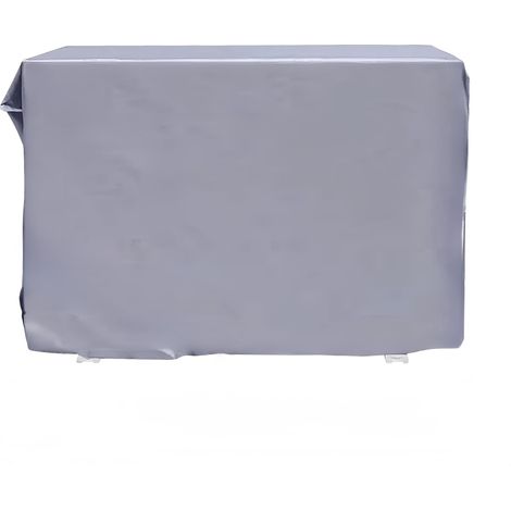 1 Housse Climatiseur Extérieur, Imperméable Anti Poussière, Polyester Résistant UV, Protection Neige Vent, Gris 80x28x54cm (1/5)