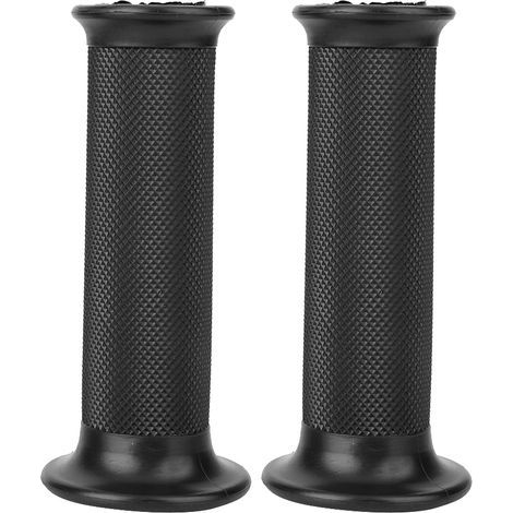 Motorcycle handlebar grips, simple anti-slip design, 110 mm/4.33 inches (1/5)
