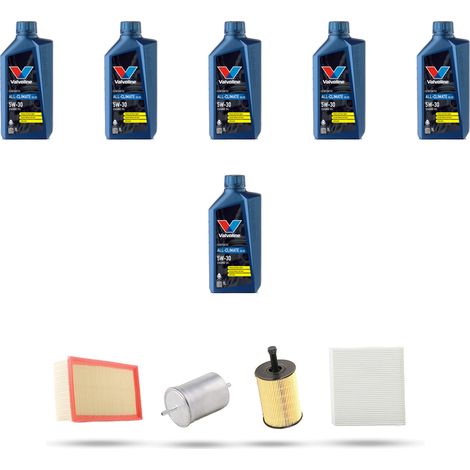 Kit tagliando 4 FILTRI e 6L OLIO compatibile con Audi TT (8N3) 3.2 VR6 184kw dal 2003 al 2006 (1/5)