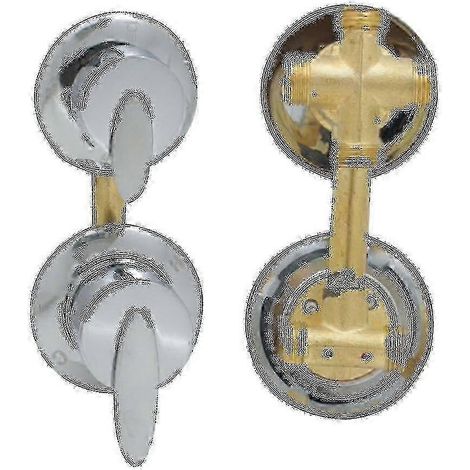 Robinet de douche à 4 voies en laiton pour salle de douche, mitigeur pour cabine de douche - hao (1/5)