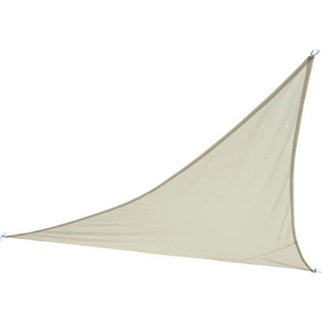 Beiges dreieckiges Sonnensegel 3,6 x 3,6 x 3,6 m 76123