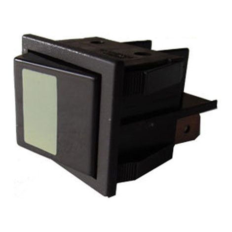 INTERRUTTORE UNIPOLARE TASTO BIANCO NERO ELETTRODOMESTICI (29134)