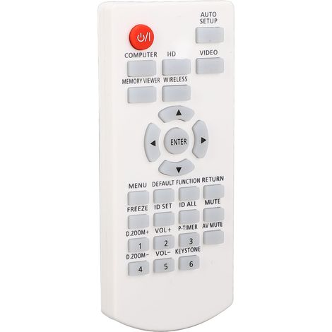 Télécommande de remplacement à piles pour projecteur N2QAYA000142, compatible avec les modèles PT SW280A, PT SX320A et PT SX300A. (1/5)