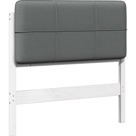 Maison Exclusive - Cabecero tapizado y Gris Claro 90 cm Madera de (1/5)