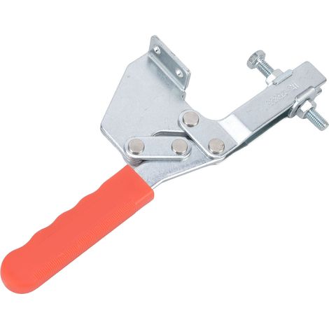 Bride en acier inoxydable, serrage horizontal rapide, pince coudée compacte HS pour usage latéral.