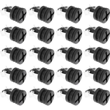 20 Jeux de Goupilles de Fixation pour Moulure de Capot N90801101 Compatible avec Moteurs (1/5)