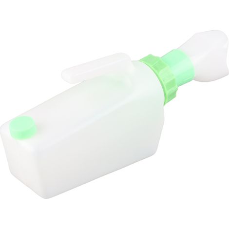 Bouteille urinaire pour femmes avec couvercle, grande capacité anti-fuites, 1000 ml, idéale pour les voyages. (1/5)