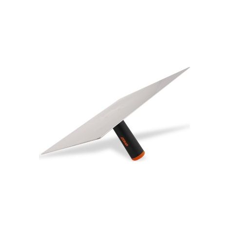Edma – Platoir à enduit aluminium 330 x 330 mm – Poignée bi-matière EVA – Plateau strié pour maintien optimal de l’enduit (1/5)
