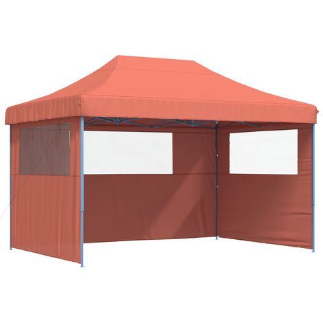 Carpa de Fiesta Terracota 279 x 410 x 315 cm Tela Oxford vidaXL