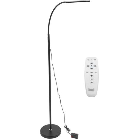 Verstellbare, moderne LED-Eckstehleuchte aus Eisen mit Fernbedienung, für Schlafzimmer, Wohnzimmer oder Büro. US-Stecker 110–240 V. (1/5)