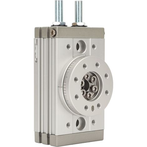 Vérin pneumatique rotatif réglable de 0 à 190° en alliage d'aluminium haute résistance, étanche, 30 A (1/5)