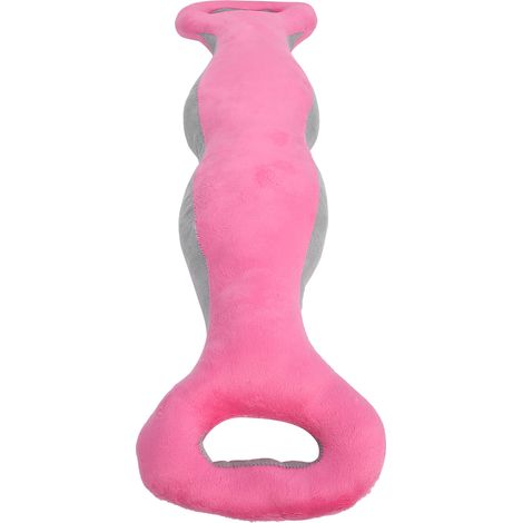 Lot Rouge Bande Élastique Yoga Stretching, Tissu Doux, Ceinture Exercice Fitness Maison, Équipement Musculation Étirement, Accessoire Sport Rose (1/5)