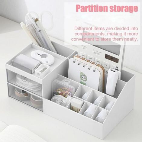 Organisateur de maquillage avec tiroirs, rangement pour maquillage et parfums, idéal pour la chambre et la salle de bain. (1/5)