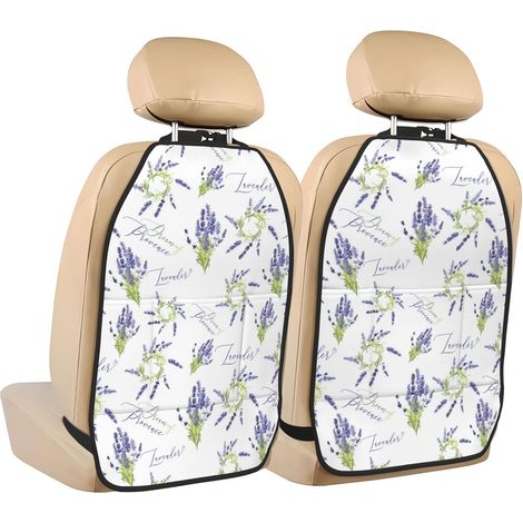 Lot de 2 tapis protection pour siège arrière voiture - Tendance (1/5)
