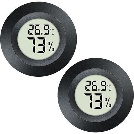 Thermo-hygromètre numérique – Mini appareil de mesure de température et d'humidité avec capteur rapide, mesure précise pour la maison, le bureau et le terrarium (1/5)
