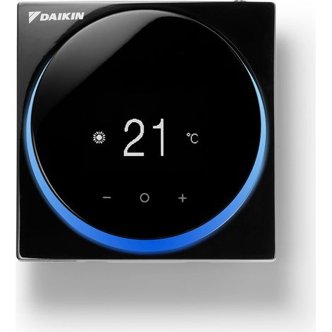 DAIKIN Termostato ambiente a filo Madoka nero (Comm. BUS) per pompe di calore DAIKIN con MMI, BRC1HHDK
