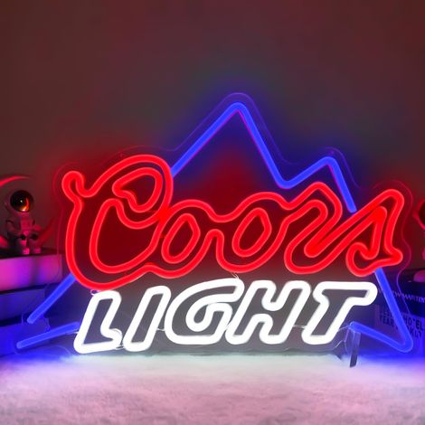 Dimmbare Bier-Neonreklame 40 x 25 cm, LED-Wandleuchte für Männerhöhle, Kneipe, Hausbar, Party-Neonreklame, Geschenk, kompatibel mit einfacher Montage (1/5)