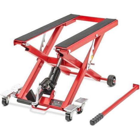 Motorrad-Hebebühne mit Scherenlift - ConStands Mid-Lift XL - 500kg - Höhenverstellbar 105-420mm - Rutschfest