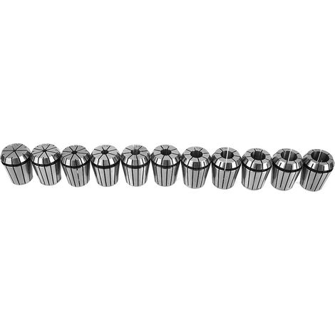 Lot de 11 Pinces ER32 de Précision pour Fraisage CNC, Accessoires Industriels pour Machine à Graver, Ressorts de Serrage, Outillage de Haute Qualité (1/5)