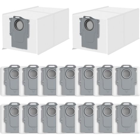 16 Stück Staubbeutel Zubehör für Roborock QV 35S/35A/Saros 10R/Saros 10/Qrevo Curv/Qrevo S5V/Q Revo/Qrevo S/Qrevo Pro/Qrevo Slim/Qrevo Maste/Qrevo Edge/S8 MaxV Ultra/QR598/QR798 zubehör