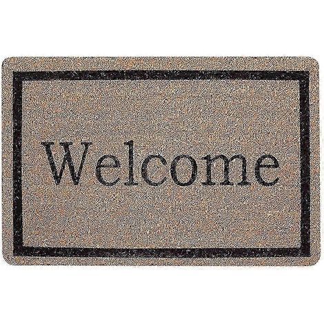 Tapis antidérapant, tapis de bienvenue, tapis d'extérieur, tapis d'entrée, tapis de sol extérieur (1/5)