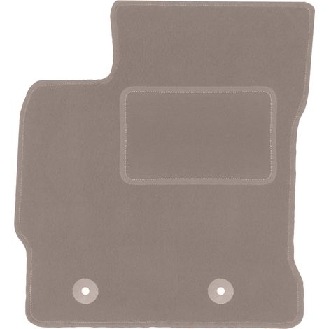 Fahrermatte aus Samt für: Toyota Auris I Schrägheck, Kombi (2006–2012), beige