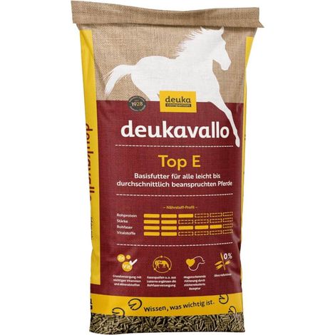 Deukavallo Top E - Basis Pferdefutter 25 kg für alle Rssen und Altersklassen