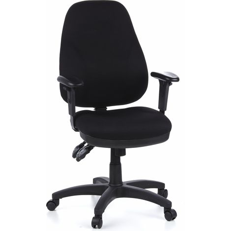 Bürostuhl / Drehstuhl ZENIT PRO Stoff schwarz hjh OFFICE (1/5)