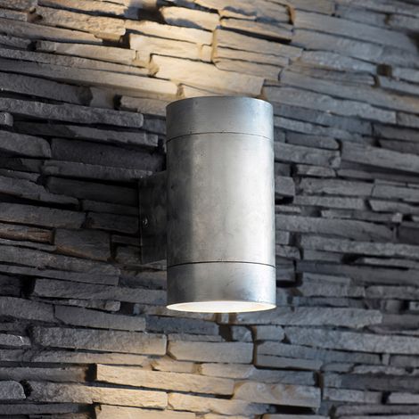 Garden Trading St Ives Large Up Down Spot Nautical Mains Garden Wall Light Steel