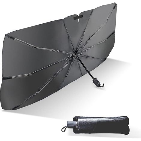 Parasole pieghevole per parabrezza anteriore auto, isolante termico (140x80 cm) (1/5)