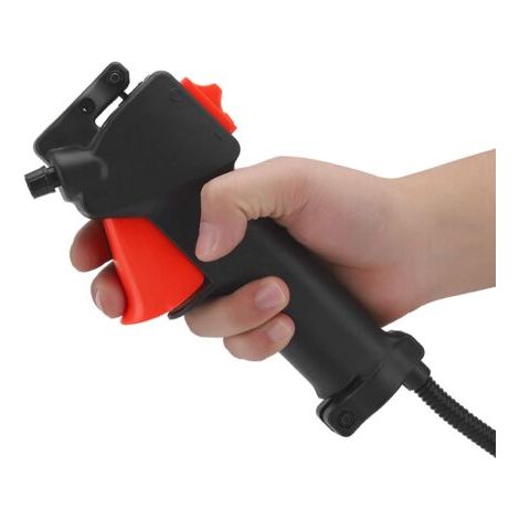 Interrupteur de poignée pour débroussailleuse, câble d'accélérateur 26 mm – 114 cm – Installation rapide – Compatible avec les débroussailleuses (1/5)