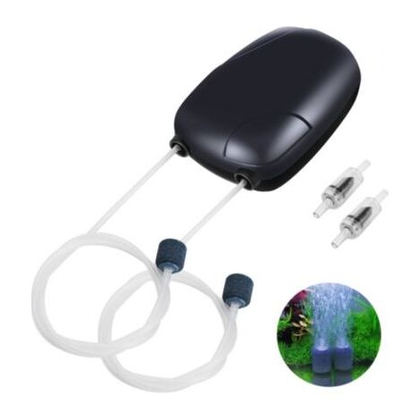 Pompe à air pour aquarium, pompe à oxygène ultra silencieuse (1/5)