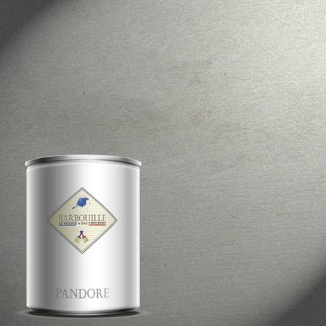Pandore 1L  Peinture effet Métallisée Couleur Argent Sabre avec spatule (1/4)