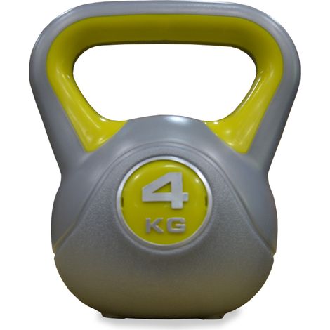 Haltère en vinyle MASTER 4 kg Kettlebell
