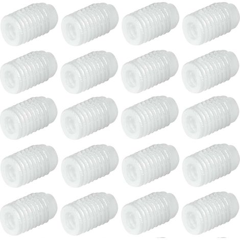 Cyclingcolors – Lot de 20 manchons d'écartement plastique M5 – Longueur 9,5mm pour vis bois 4mm – Fixation robuste pour meubles (1/3)