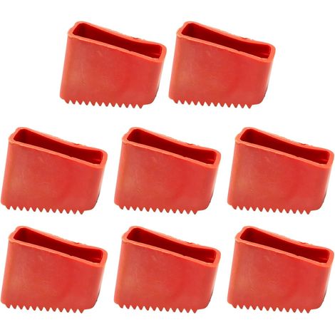 8 Embout Escabeau, Caoutchouc Antidérapant 5x2cm, Pied Échelle Protection Sol, Pour Échelle Télescopique (1/5)